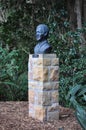 Nelson Mandela statue at from Kirstenbosch National Botanical Garden Royalty Free Stock Photo